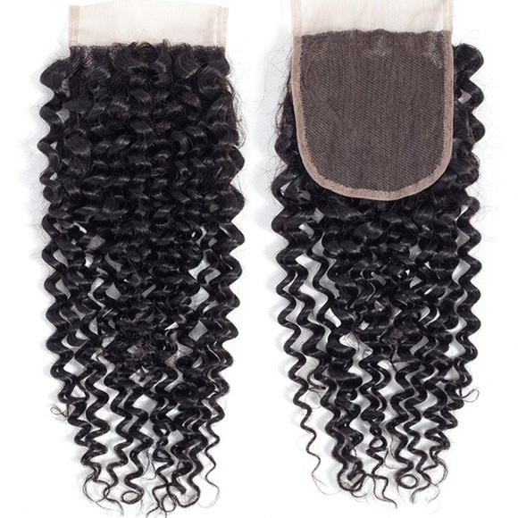 Brazilian Curly Hair Weave 3 Bundles With Closure main image 4